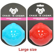 CAITEC Dog Toy Amazing Squeaker Ball Durable Floatable Springy Bite Resistant Best for Tossing Chasing Foraging Medium Large Dog