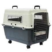 3XL IATA Approved Plastic Dog Transport Box PC Pet Cage with Kennel Travel Crates for Airline Shipping
