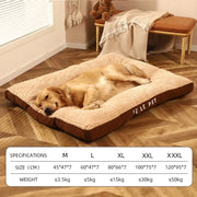 Dogs Sleeping Bed Warm Soft Fleece Pet Blanket Detachable Cat Puppy Mat Cushion for Small Medium Large Dogs Pet Supplies