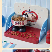 Elevated Pet Feeding Table For Cats Dogs Anti Splash Spill Proof Easy To Install And Clean Pet Food Water Bowl Stand Feeder