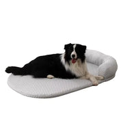Summer Cooling Dog Bed Removable Ice Silk Cooling Pet Mat Ati-slip Cat Bed with Pillow Cooling Fabric Dog Cat Bed Pet Cushion