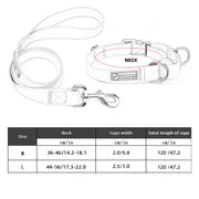 Waterproof Collar Leash Designed For Dog Training Easy Cntrol Outdoor Medium And Large Dog Breeds Multi-color Adjustable Collar