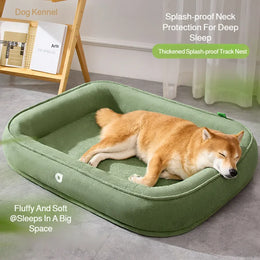 Double-Sided Dog Bed Large Extra Large Dog House Sofa Kennel Soft Fleece Pet Dog Cat Winter Warm Bed S-2XL Pet Accessories