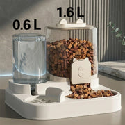 Automatic Feeder Dog Cat Food Bowl With Water Fountain Large Capacity Pet Food Storage Dispenser Container Puppy Pet Accessories