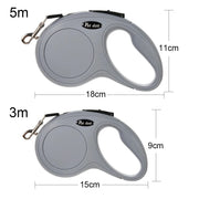3m 5m Dog Leash For Small Medium Dogs Cats Automatic Retractable Outdoor Walking Traction Rope Chihuahua Yorkshire Pet Supplies