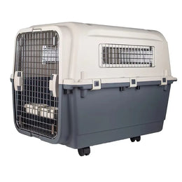 3XL IATA Approved Plastic Dog Transport Box PC Pet Cage with Kennel Travel Crates for Airline Shipping