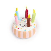 New Birthday Cake Dog Toys Interactive Bite Resistant Gnaw Toys Puppy Teething 16cm Stuffed Cake Doll Party Decor