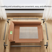 Elevated Cooling Dog Bed Pet Travel Cot with Soft Edged Pillow Breathable Hammock Bed Small for Dogs Indoor Outdoor