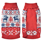 Winter Dog Sweaters for Small Medium Dogs Christmas Dog Clothes Cute Print Puppy Turtleneck Soft Warm Cat Sweater Pet Supplies