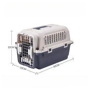 3XL IATA Approved Plastic Dog Transport Box PC Pet Cage with Kennel Travel Crates for Airline Shipping