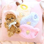 Newborn Cat Kitten Velvet Clothing Winter Warm Little Pet Sweater Small Animals Rabbit Puppy Pullovers Clothes Pet Supplies