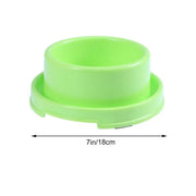1pc Bowls Dog Cat Food Pet Feeding Ant Water Proof Feeder Anti Pet Puppy Dish Outdoor Drinking Dispenser Dogs（random color）