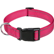 Pet Dog Collar Nylon Reflective Neck Collar for Small Medium Large Dog Pet Leash Collars for Dog Supplies Pet Accessories