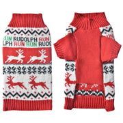 Winter Dog Sweaters for Small Medium Dogs Christmas Dog Clothes Cute Print Puppy Turtleneck Soft Warm Cat Sweater Pet Supplies