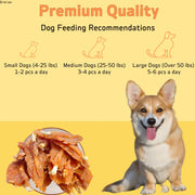 7.05oz/14.11oz(200g/400g) Rawhide Chicken Breast All Natural Ingredients, Natural Dog Treats, Healthy, Easily Digestible