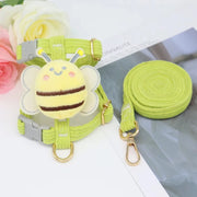 New cat Harness Leash Set for Small Dogs Adjustable Puppy Harness Vest French Bulldog Chihuahua Pug Outdoor Walking Lead Leash