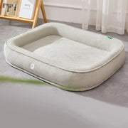 Double-Sided Dog Bed Large Extra Large Dog House Sofa Kennel Soft Fleece Pet Dog Cat Winter Warm Bed S-2XL Pet Accessories