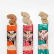 10pcs Cat snacks, cat treats in the form of strips. Tuna and chicken cat snacks. Pet snacks for cats to gain weight, universal.