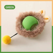 Interactive Cat Toys Ball Cover Set Fast Rolling in Pouch Hide and Seek Kitten Toy Motion Activated Interactive Cat Toy Indoor