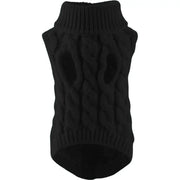 Warm Dog Cat Sweater Clothing Winter Turtleneck Knitted Pet Cat Puppy Clothes Costume For Small Dogs Cats Chihuahua Outfit Vest