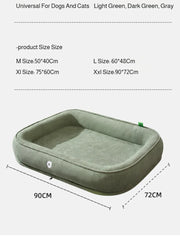Double-Sided Dog Bed Large Extra Large Dog House Sofa Kennel Soft Fleece Pet Dog Cat Winter Warm Bed S-2XL Pet Accessories