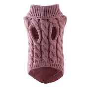Warm Dog Cat Sweater Clothing Winter Turtleneck Knitted Pet Cat Puppy Clothes Costume For Small Dogs Cats Chihuahua Outfit Vest