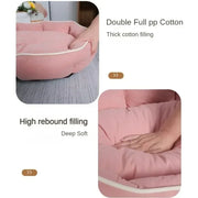 Luxury Bed for Dog Scratch Resistant Wear-resistant Waterproof Pad Pet Cat Nest Dog Cushion Soft High Rebound Sofa Dogs Supplies