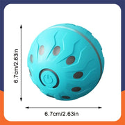 Smart Dog Toy Ball Automatic Interactive Pet Electronic Rolling USB Rechargeable Moving Bouncing for Puppy to Large dog Chew Toy
