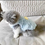 Newborn Cat Kitten Velvet Clothing Winter Warm Little Pet Sweater Small Animals Rabbit Puppy Pullovers Clothes Pet Supplies