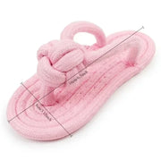 Dog Chewing Toy Cotton Slipper Rope Toy for Small Large Dogs  Pet Teeth Training Molar Toys Interactive Dog Toy Dog Accessories