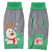 Winter Dog Sweaters for Small Medium Dogs Christmas Dog Clothes Cute Print Puppy Turtleneck Soft Warm Cat Sweater Pet Supplies
