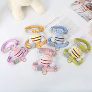 New cat Harness Leash Set for Small Dogs Adjustable Puppy Harness Vest French Bulldog Chihuahua Pug Outdoor Walking Lead Leash