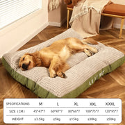 Dogs Sleeping Bed Warm Soft Fleece Pet Blanket Detachable Cat Puppy Mat Cushion for Small Medium Large Dogs Pet Supplies