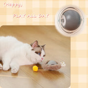 Interactive Cat Toys Ball Cover Set Fast Rolling in Pouch Hide and Seek Kitten Toy Motion Activated Interactive Cat Toy Indoor