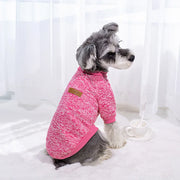 Cute Knitted Sweater for Dogs Warm Winter Jacket Cat Clothing Round Neck Pullover Pet Sweater for Small Medium Dogs Teddy,