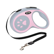 3M/5Metre Dog Leash Walking Automatic Pet Collar ABS Case Nylon Rope Dog Harness Dog footprint Puppy Dog Footprints Keychain