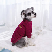 Cute Knitted Sweater for Dogs Warm Winter Jacket Cat Clothing Round Neck Pullover Pet Sweater for Small Medium Dogs Teddy,