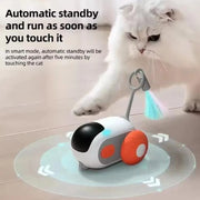 Pet Gravity Smart Run-about Car Automatic Cat Toy Ball Pet Electric Remote Control Car Electric Cat Teaser Car