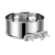 New Stainless Steel Pet Bowl Anti-gnawing Hanging Dog Cage Bowls Feeder Dish Parrot Bird