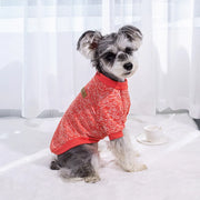 Cute Knitted Sweater for Dogs Warm Winter Jacket Cat Clothing Round Neck Pullover Pet Sweater for Small Medium Dogs Teddy,