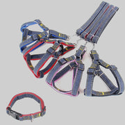 Dog cowboy leash neck ring small medium and large puppy pet Teddy golden retriever chest strap dog walking leash