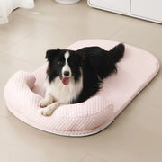 Summer Cooling Dog Bed Removable Ice Silk Cooling Pet Mat Ati-slip Cat Bed with Pillow Cooling Fabric Dog Cat Bed Pet Cushion