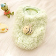 Newborn Cat Kitten Velvet Clothing Winter Warm Little Pet Sweater Small Animals Rabbit Puppy Pullovers Clothes Pet Supplies