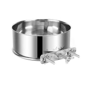 New Stainless Steel Pet Bowl Anti-gnawing Hanging Dog Cage Bowls Feeder Dish Parrot Bird