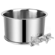 New Stainless Steel Pet Bowl Anti-gnawing Hanging Dog Cage Bowls Feeder Dish Parrot Bird