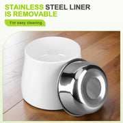 Stainless Steel Dog Food and Water Bowl Dishwasher Safe Non-Slip Food and Water Bowl Spill Proof Dog Food Bowl for Pet