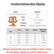 No Pull Pet Dog Harness Leash Set Adjustable Puppy Cat Harness Vest Reflective Walking Lead Leash For Small Dogs Chihuahua