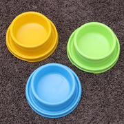 1pc Bowls Dog Cat Food Pet Feeding Ant Water Proof Feeder Anti Pet Puppy Dish Outdoor Drinking Dispenser Dogs（random color）